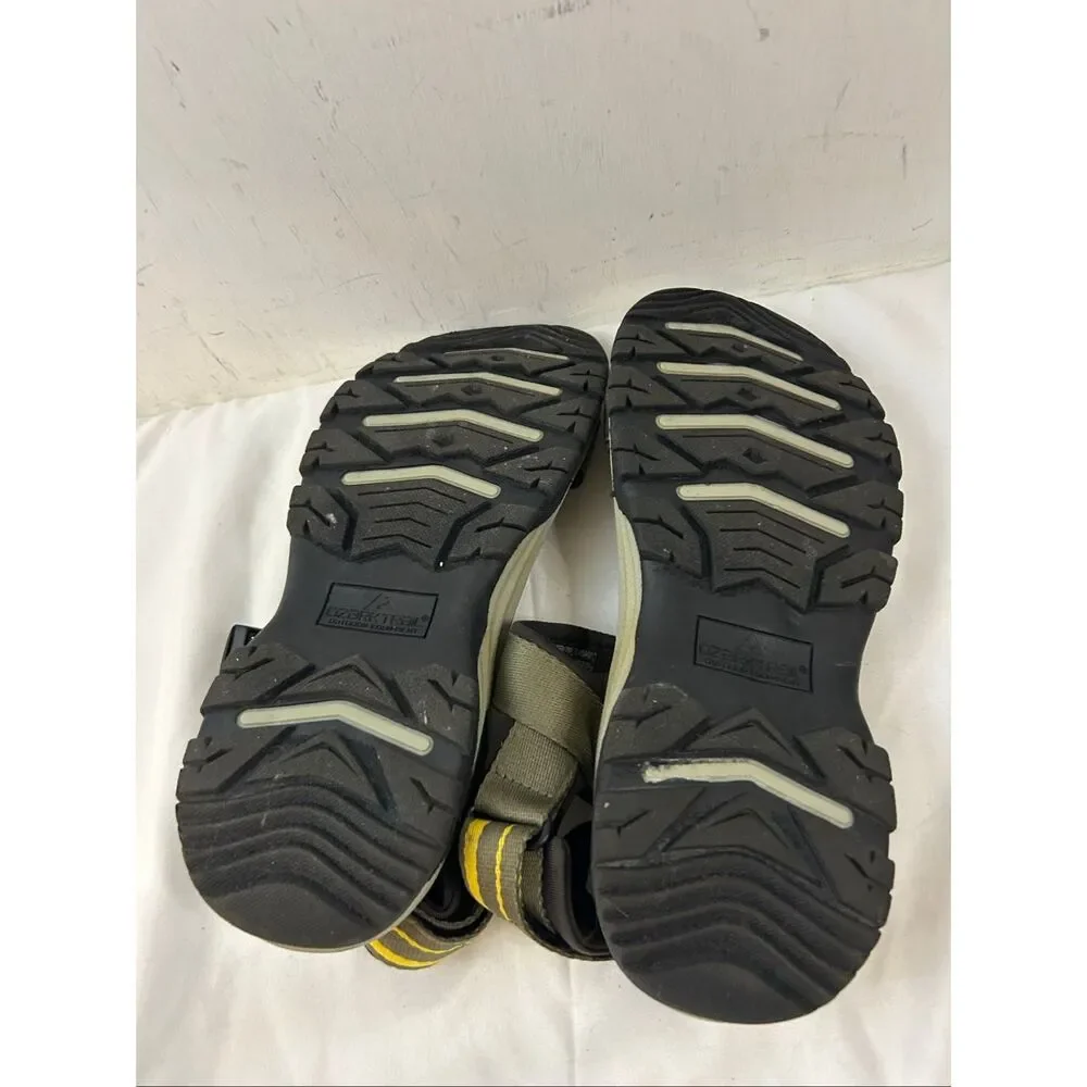 Ozark Trails Outdoor Men’s sandals size‎ 8 gray yellow